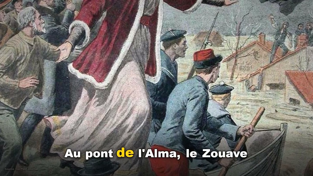 Paris sous les eaux — la crue de 1910